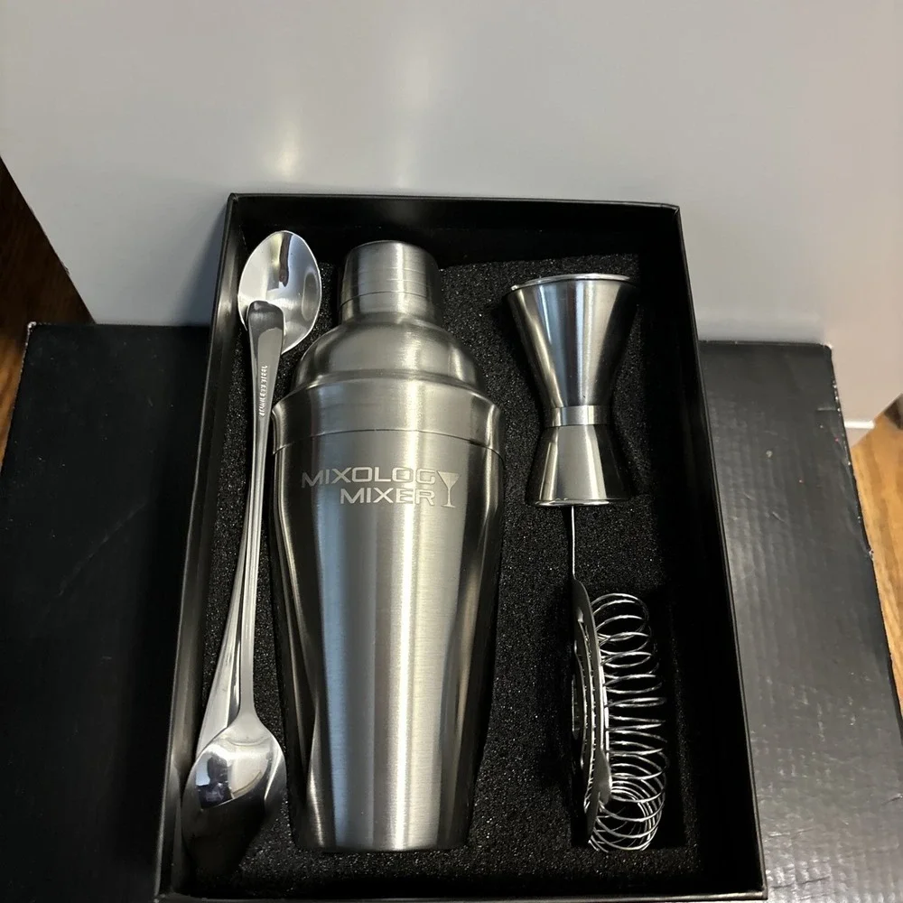 Mixology Mixer Cocktail Shaker Set‎ Bar Tools Stainless Steel